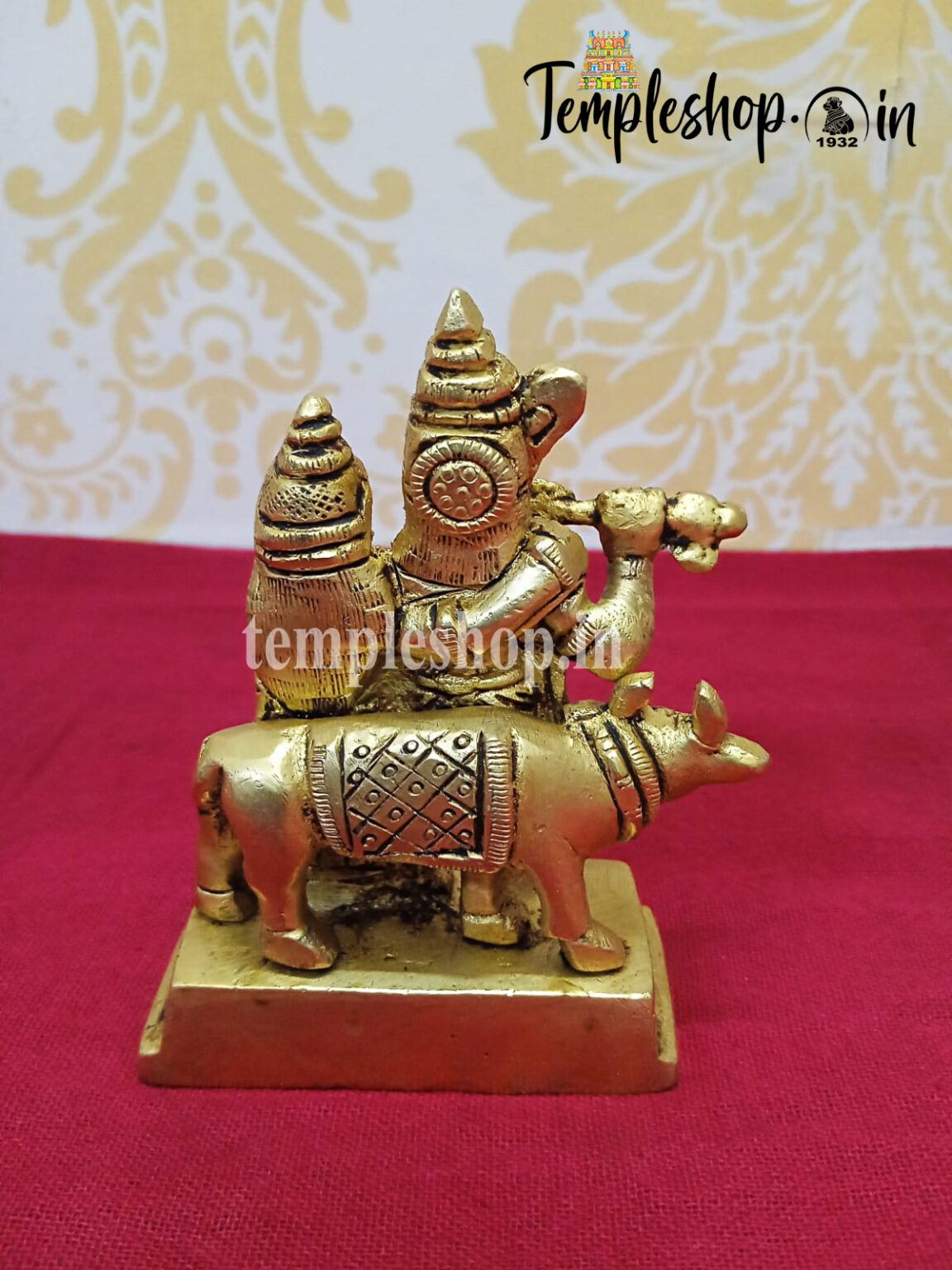 Brass Radha Krishna Idol Templeshop 3144